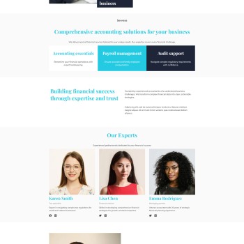 Accountant Expert Responsive WordPress Theme